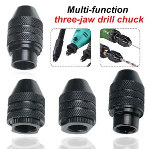 0.3-3.4mm 멀티 키리스 드릴 척 어댑터 퀵 체인지 3조 드릴 척 M7 M8x0.75 전동 드릴 교체 부품