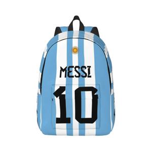 M-Messi-10 배낭 남성용 여성용 학생용 책가방 노트북 캔버스 가방