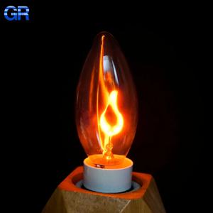 빈티지 에디슨 E14 E27 LED 전구 캔들 라이트 불꽃 효과 전구 3W 220V 가정용 장식 조명용 캔들 LED 전구