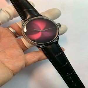 워드리스 북, 스위스 정밀 연마 ETA2824 무브먼트! 미국산 악어 가죽 벨트, 방수 고급 기계식 시계 남성용 시계