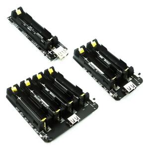XZG 2전압 18650 리튬 배터리 쉴드 V8 모바일 전원 확장 보드 모듈 Arduino ESP8266용 5V/3A 3V/1A 마이크로 USB