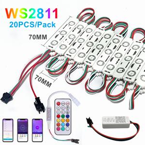제어 가능한 WS2811 RGB LED 모듈 빛 DC12V 방수 색상 광고 램프 상점 간판 편지 라이트 박스 장식
