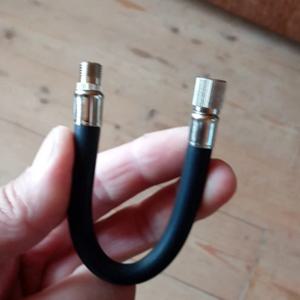 고무 트윈 휠 타이어 밸브 연장 플렉시블 튜브 트럭 밸브 어댑터 (자동차, 자전거, 오토바이용)