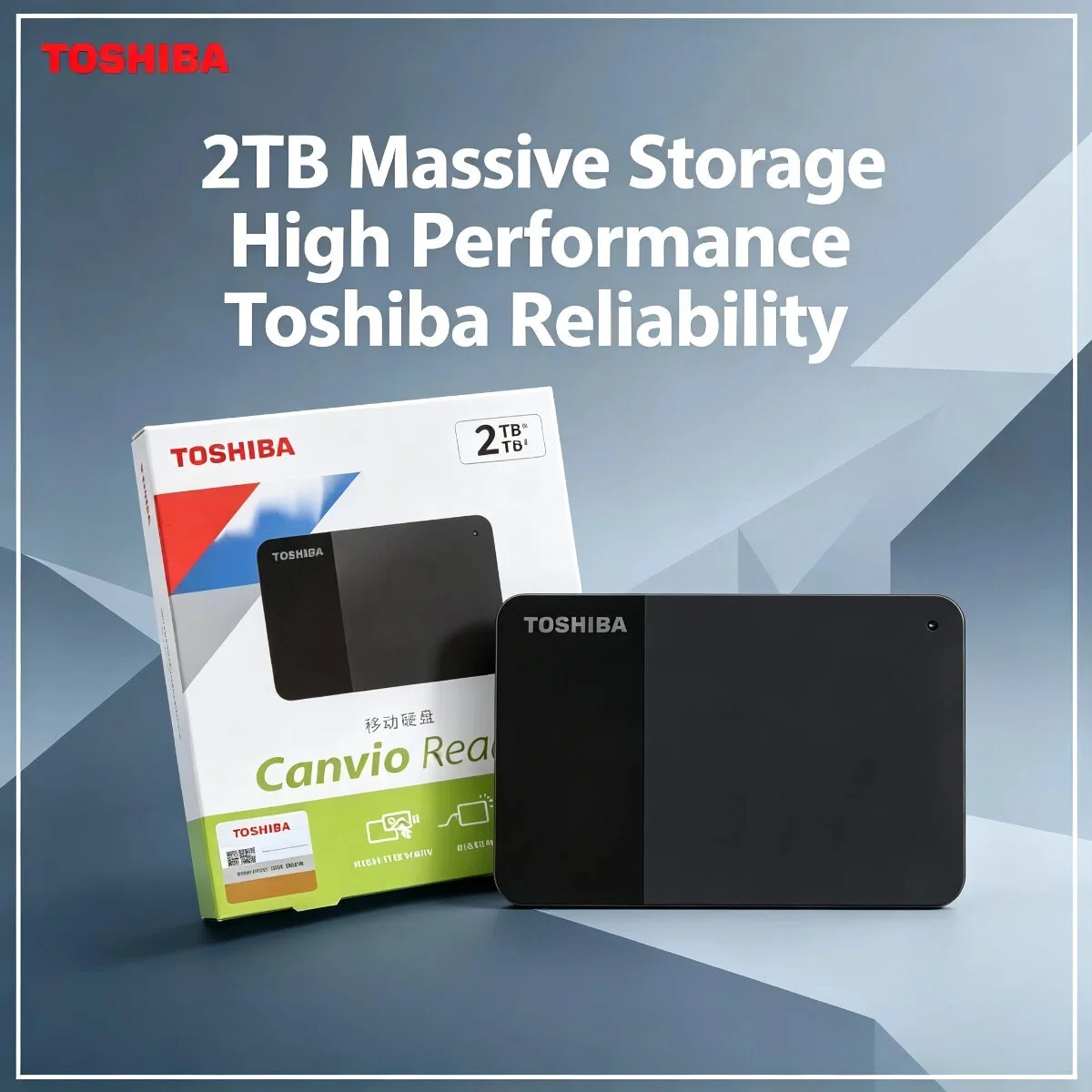 도시바 B3 4TB 2TB 1TB USB3.0 휴대용 외장 하드 드라이브 Canvio Ready 2.5인치 하드 디스크 (노트북, 맥, 안드로이드, 프로 맥스용)