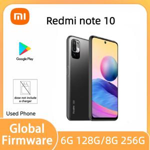 샤오미 레드미 노트 10 5G 6.5인치 FHD+ 디스플레이 5000mAh 배터리 48MP 트리플 카메라 4GB/6GB 램 스마트폰 중고폰 충전기 없음
