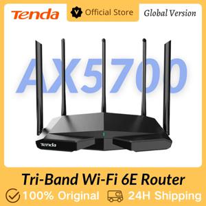 텐다 WiFi6 라우터 AX1500-AX5700 트라이밴드 기가비트 Wi-Fi 6E 메시 라우터 무선 공유기 기가비트 PK 샤오미 라우터 OFDMA & MU-MIM