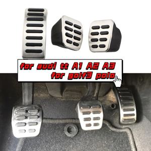 아우디 TT A1 A2 A3 용 자동차 페달 VW 골프 3 4 폴로 6N GTI 9N3 SKODA Octavia SEAT Ibiza Fabia 가스 브레이크 클러치 페달 커버