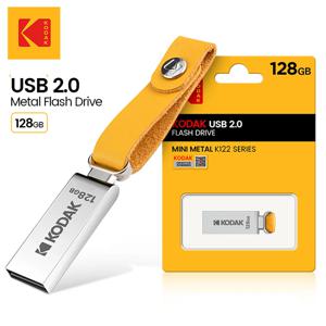코닥 K122 USB 2.0 플래시 드라이브 128GB 펜 드라이브 64GB 메모리 스틱 U 디스크 32GB 고속 펜드라이브 USB 2.0 휴대폰/PC용