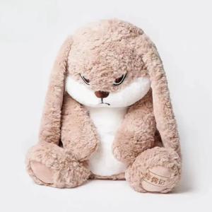 42CM 화난 토끼 대형 긴 귀 플러시 장난감 귀여운 동물 플러시 인형 Kawaii 부드러운 인형 모델 룸 장식 생일 선물