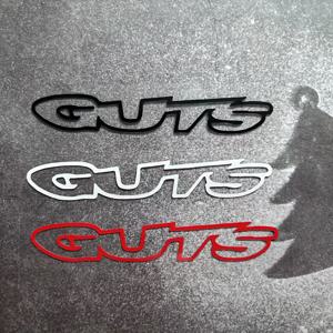 1개 GUTS 미니멀리스트 로고 스티커 - 자가 접착 방수 |   노트북/트럭/오프로드 차량/문/후면 창문/범퍼용