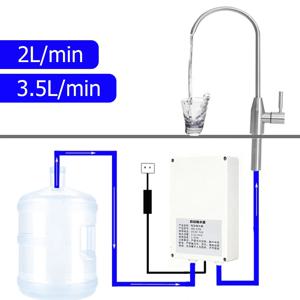 카라반 주방 전기 워터 펌프 수도꼭지 자동 물 흡입 펌프 12V 2L/min 3.5L/min 모터홈 보트 갤리 워터 펌프