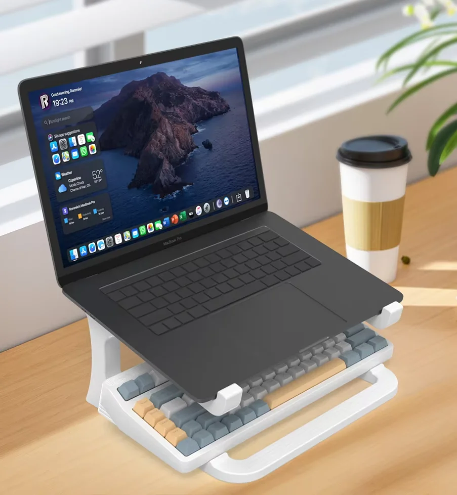 노트북 스탠드 – MacBook, PC, 태블릿에 적합한 휴대용 스탠드 – 견고하고 내구성이 뛰어남