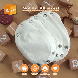 2/4/6PCS 아기 롬퍼 크로치 연장기 바디슈트 연장기 유아용 바디슈트 기저귀 롬퍼 길이 연장 기저귀