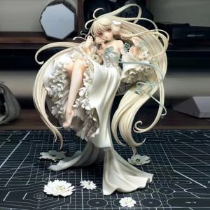 애니메이션 피규어 Chobits Chi Pvc 수집품 동상 주변기기 애니메이션 팬을 위한 데스크탑 홈 장식 오타쿠 수집가