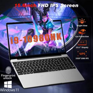 2026 비즈니스 컴퓨터 15.6인치 게이밍 노트북 인텔 코어 i9 10980HK IPS 4K 게이밍 컴퓨터 16GB/32GB DDR3 1TB/2TB SSD M.2 윈도우