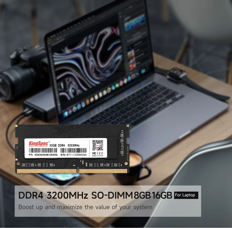 KingSpec DDR4 DDR5 16GB RAM 메모리 Ddr4 SODIMM 8gb 32GB 3200MHz 4800MHz 5600MHz 1.1V RAM 노트북 노트북 메모리