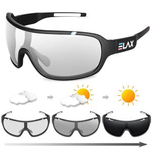 ELAX 브랜드 편광 변색 UV400 야외 도로 사이클링 안경 스포츠 사이클링 선글라스 남성 여성 자전거 자전거 안경