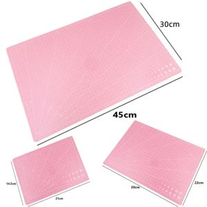 A3 A4 A5 PVC 커팅 매트 작업대 패치 워크 바느질 매뉴얼 DIY 칼 조각 가죽 커팅 보드 단일 측면 밑받침