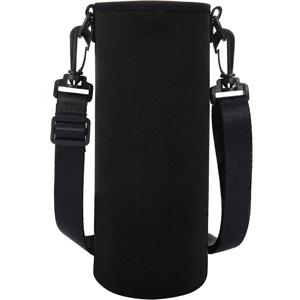 휴대용 물병 절연 네오프렌 홀더 파우치 가방 750ML/1000ML/1500ML 조절 가능한 스트랩이있는 여행용 보온병 컵 커버