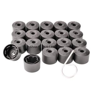 폭스바겐 페이톤 루포 EOS 캐디 골프 MK5 GTI 스코다 타이어 허브 타이어 나사 보호 캡용 자동차 17mm 휠 러그 너트 볼트 커버