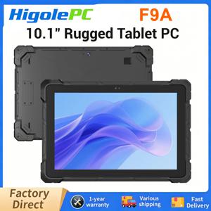 하이골 F9A 10.1인치 러기드 태블릿 PC 팬리스 인텔 N100 윈도우 11 WiFi5 8/16GB 128/256GB 8000mAh RS232 스캐너 산업용 IP65 태블릿