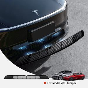 YZ 테슬라 모델 3/Y/YL 주니퍼 하이랜드 2026 프론트 그릴 마그네틱 커버 하부 범퍼 방충 가드 알루미늄 부식 방지 차량 액세서리용 간이하역