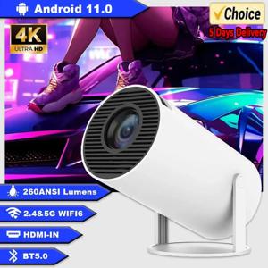 미니 HY300 스마트 안드로이드 프로젝터 휴대용 무선 홈 시어터 포켓 프로젝터 최신 기술 탑재 HY300