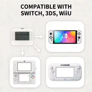 스위치/Wiiu 게임 액세서리용 Allmiibo 충전식 지능형 시뮬레이터 에뮬레이터 블루투스 호환 범용 라이터