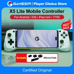 GameSir X5 Lite 모바일 폰 게임패드 아이폰 16 15 시리즈 아이패드 미니 안드로이드 태블릿 컨트롤러 홀 이펙트 조이스틱 디자인