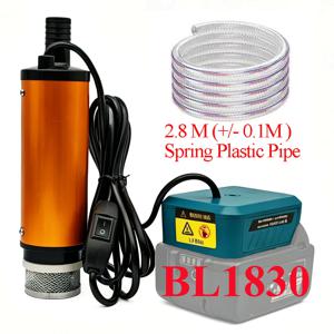 마키타, 듀얼트, 밀워키, 보쉬 18V 리튬 이온 배터리용 휴대용 흡입식 워터 펌프, 오일 웰 머신 배수 펌프
