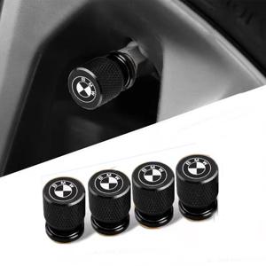 4개 알루미늄 자동차 휠 타이어 밸브 캡 타이어 림 스템 커버 에어더스트 방수 BMW X1 X3 X5 E39 E46 E60 E70 F30 G20 G30 G60 용