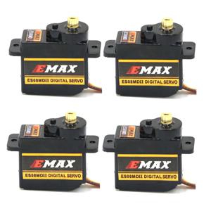 EMAX ES08MD II 미니 메탈 디지털 서보 13g RC 모델 비행기용 고속 미니 메탈 기어 FPV RC 비행기 고정익 선물용