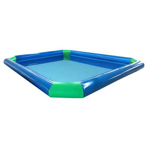 새로운 타입 직사각형 지상 상업용 PVC 풍선 수영장 0.9mm 두께 친환경 내구성 맞춤 제작