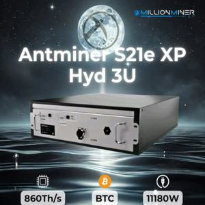 홍콩달러 결제 가능 – ANTMINER S21e XP Hyd 430 TH/s |   5,590W |   13 J/T |   BTC/BCH/BSV 채굴