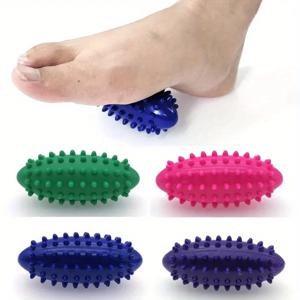1pc 발 마사지 볼, 통증과 긴장 완화를 위한 스파이크 마사지 볼, 요가 마사지 도구, 근육 마사지
