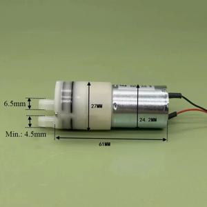 12V DC 전기 물 다이어프램 펌프 자흡식 3.8바 압력 1300ml/분 유량 미니 370 고압 펌프