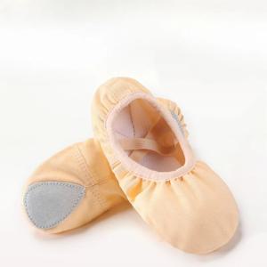 여성 및 소녀용 가죽 소재 발레 댄스 슈즈 부드러운 밑창 고양이 발 연습용 슈즈 편안함