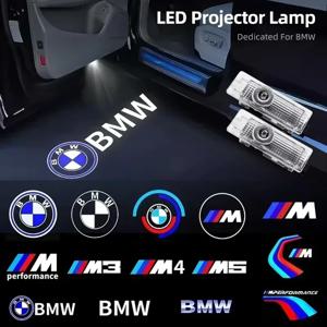 2/4개 자동차 도어 웰컴 LED 프로젝터 레이저 로고 도어 라이트 BMW E90 E60 E46 E93 F20 F21 F30 F31 F32 F33 F34 F15 F10 F01 F11용