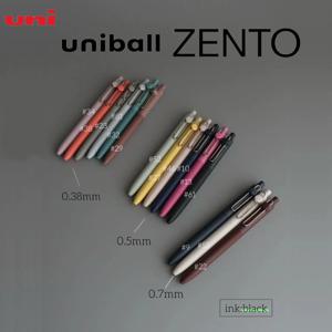 Uni Mitsubishi ZENTO 젤 펜, 0.7/0.5/0.38mm 다양한 색상의 속건성 잉크, 학생 및 전문가를 위한 원클릭 메커니즘