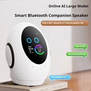 AI 스마트 스피커 AI 로봇 블루투스 5.3 와이파이 음성 제어 지원 어린이용 AI 채팅 학습 상호작용 채팅 장난감