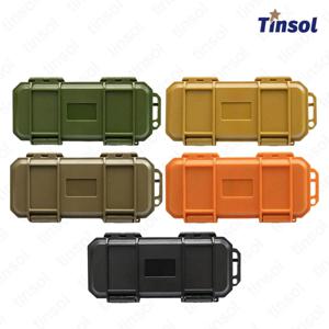 TINSOL EDC 도구 케이스 정리함 6.9x3.3in 충격 방지 방수 보호 다목적 야외 생존을 위한 내장형 폼 스폰지