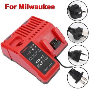 3A 고속 충전기 교체품 – 밀워키 M12-18C 듀얼 포트용 12V/14V/18V 다중 전압 지원