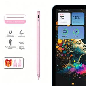 애플 펜슬 2용, 손바닥 인식 방지 기능, 배터리 잔량 표시 기능, iPad 액세서리, iPad 2022, 2021, 2020, 2019, 2018, Pro 11, 12.9, Air, Mini, 스타일러스 펜