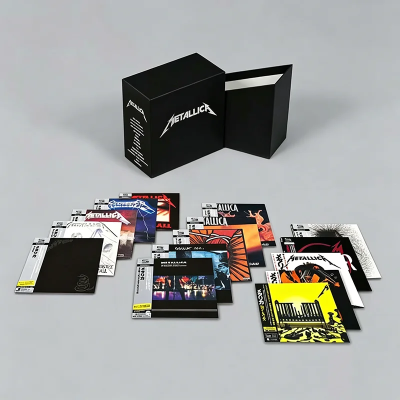 21개의 음악 CD 클래식 메탈 밴드 유럽 및 미국 록 음악 컬렉션 음악 컬렉션 선물 상자