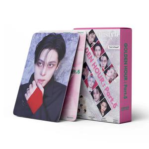 55PCS ATEEZ 14번째 미니 앨범 GOLDENHOUR Part.5 카드 포토카드 Kpop Merch Lomo 카드 세트 팬 컬렉션 카드 선물