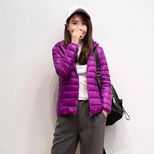 여성용 2023 다운 재킷, 90% 화이트 덕 다운 재킷, 초경량 보온 재킷, 휴대용 다운 재킷, 가을 및 겨울