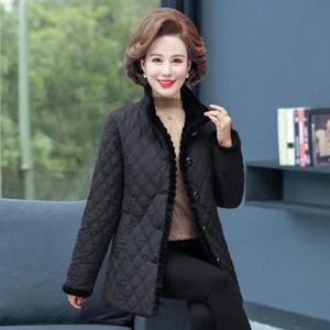 중년 여성 겨울 상의, 빅 사이즈 어머니 옷, 플러스 라지 플러스 사이즈 3XL 여성 파카, 두꺼운 따뜻한 코트, 토끼 모피 겉옷