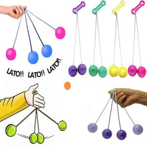 충돌 공 장난감 Lato 장난감 스윙 공 문자열 공 실습 안티 스트레스 소음 제조기 Fidget 제조 어린이 파티 선물