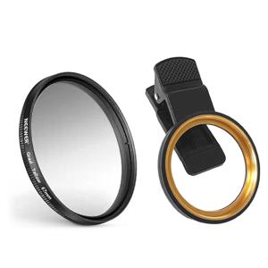 휴대폰 클립온 카메라 렌즈용 52mm Starlight CPL 필터 휴대폰 카메라 보조 렌즈 및 효과 필터용 스레드 클립