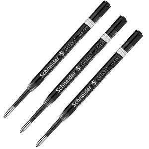 3pcs Schneider G2 Gelion + 젤 펜 리필 개폐식 쓰기 펜 0.5mm 검정색 파란색 잉크 G2 유럽 표준 사무용품